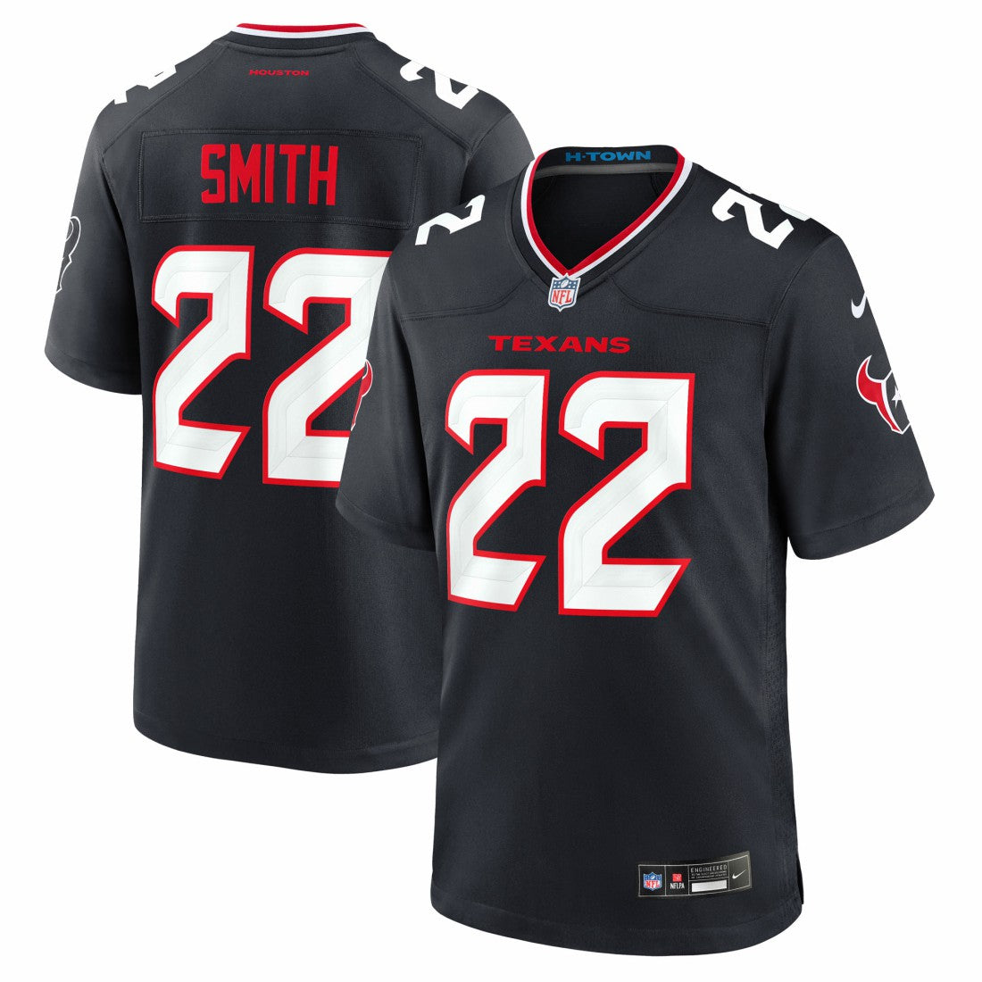 Jaylin Smith Houston Texans Team Game Jersey Navy | Nike for Sale