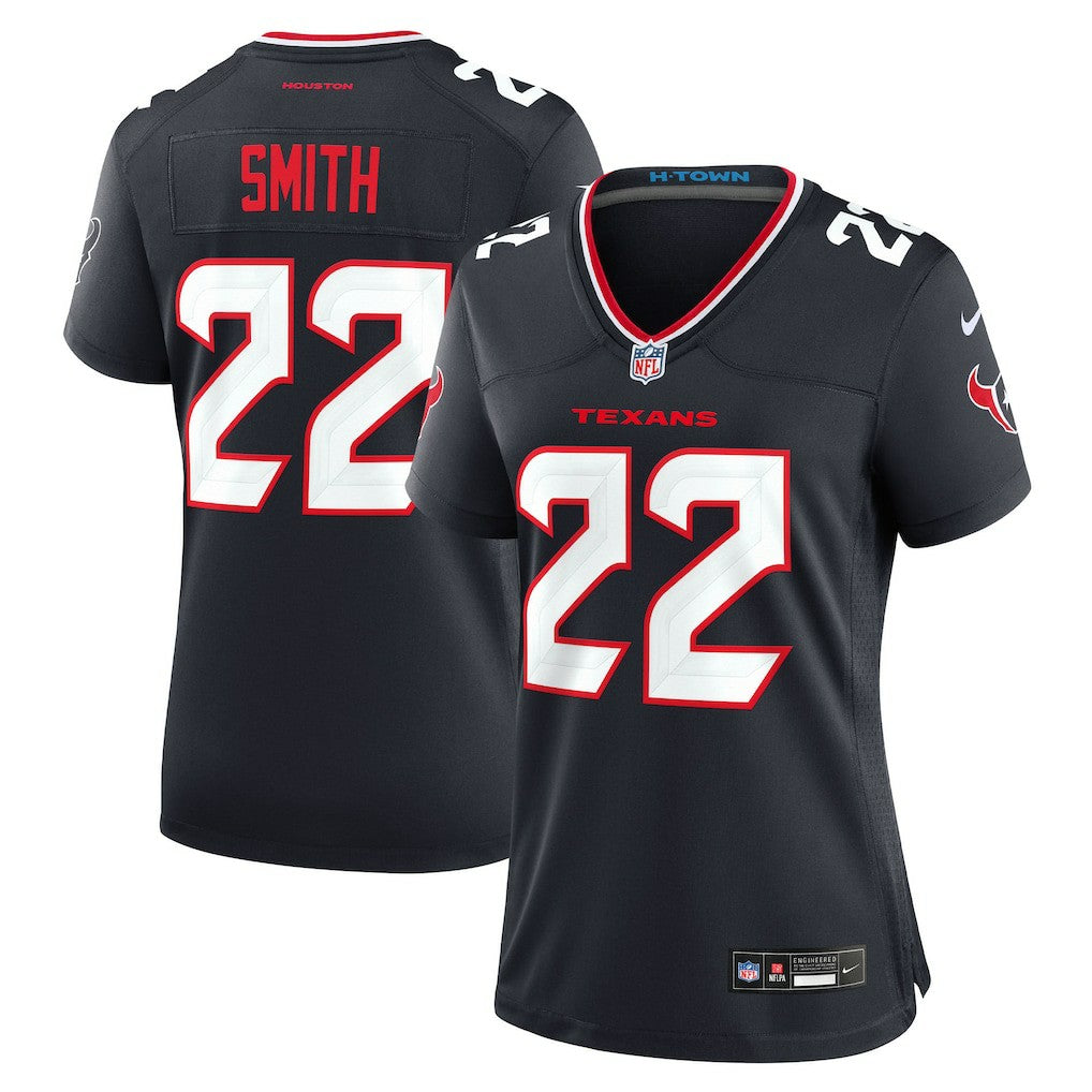 Jaylin Smith Houston Texans Women's Team Game Jersey Navy | Nike for Sale
