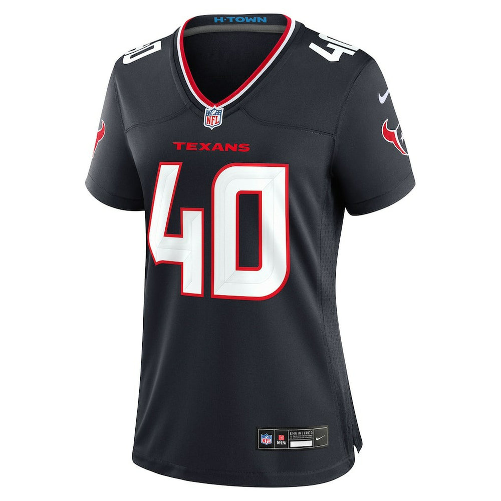 Austin Brinkman Houston Texans Women's Team Game Jersey Navy | Nike for Sale