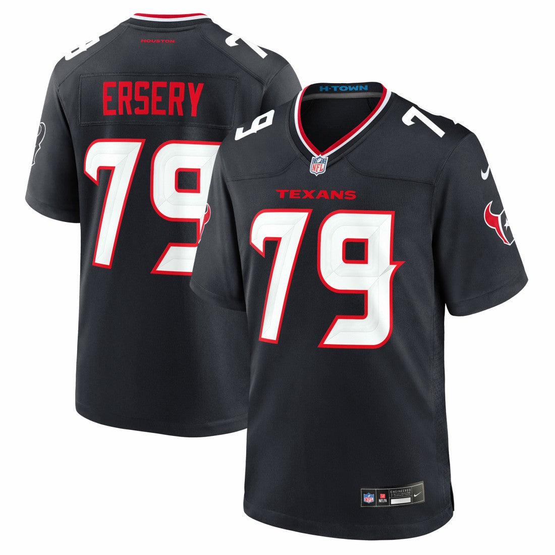 Aireontae Ersery Houston Texans Team Game Jersey Navy | Nike for Sale