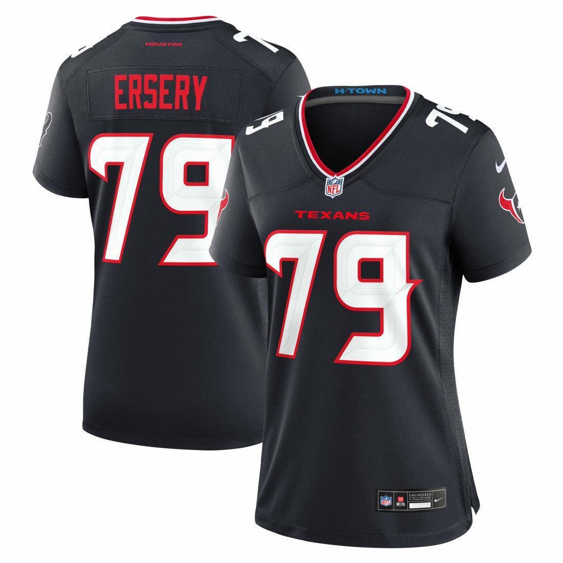 Aireontae Ersery Houston Texans Women's Team Game Jersey Navy | Nike for Sale