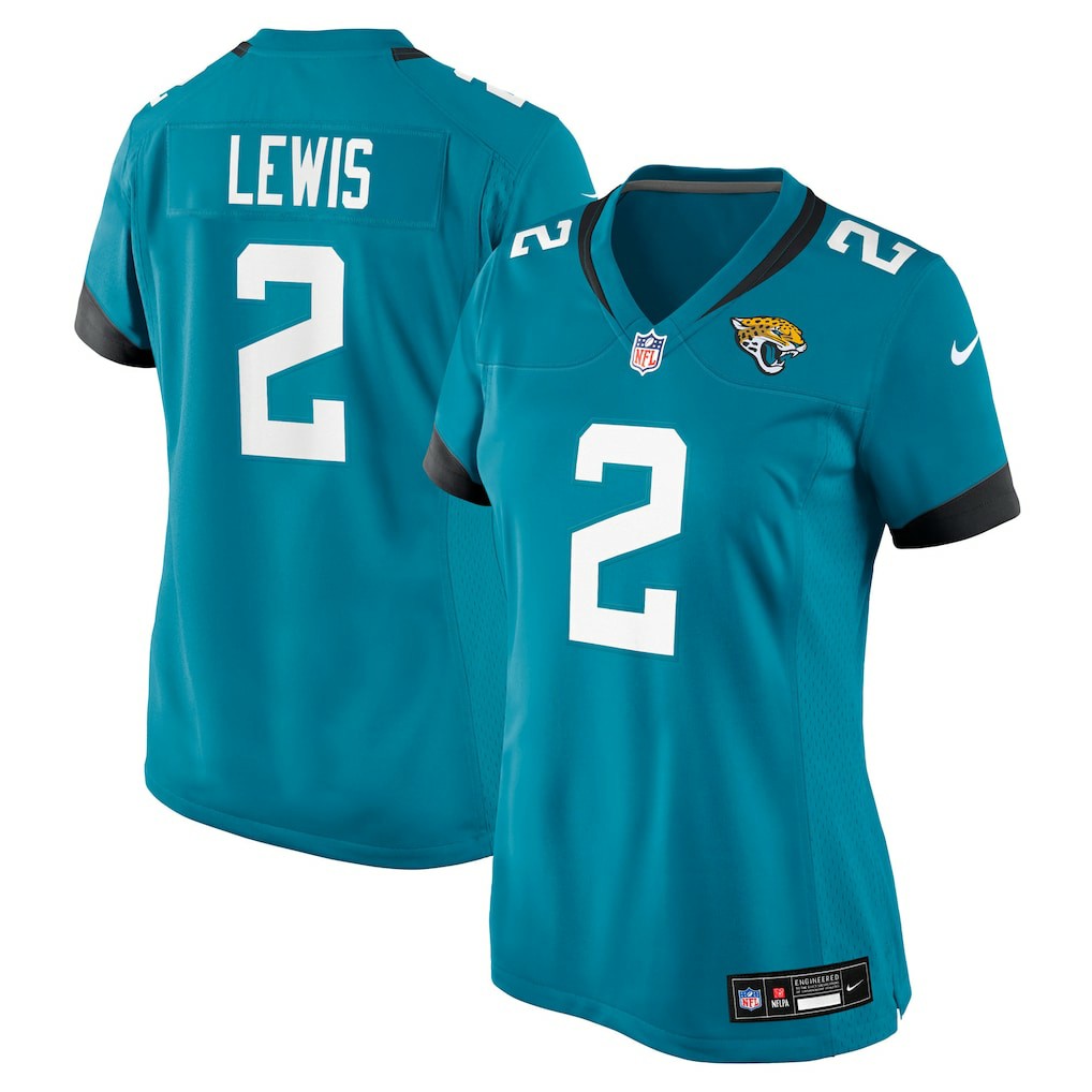 Jourdan Lewis Jacksonville Jaguars Women's Team Game Jersey Teal | Nike for Sale