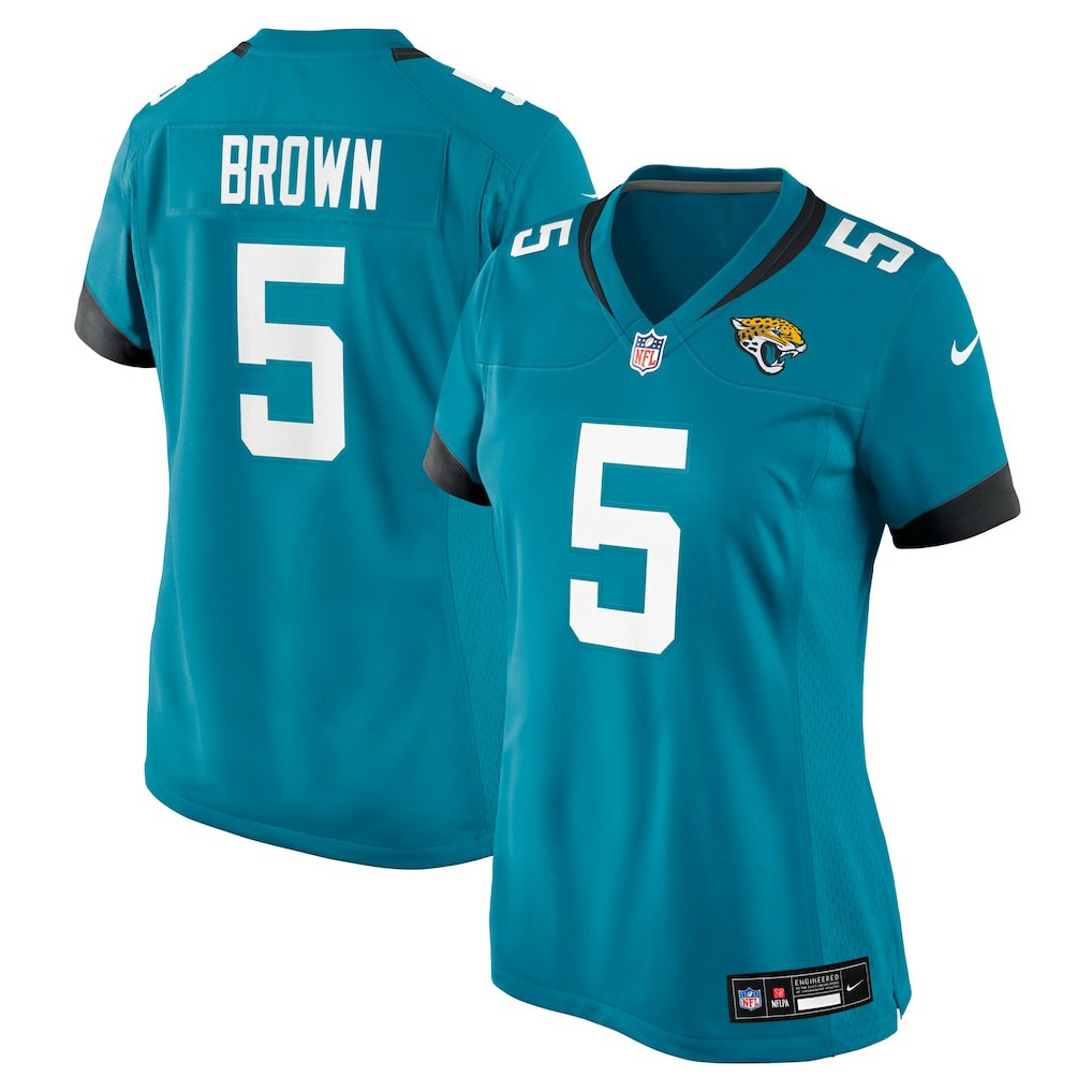 Dyami Brown Jacksonville Jaguars Women's Team Game Jersey Teal | Nike for Sale