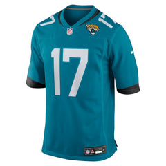 Tim Patrick Jacksonville Jaguars Team Game Jersey Teal | Nike for Sale