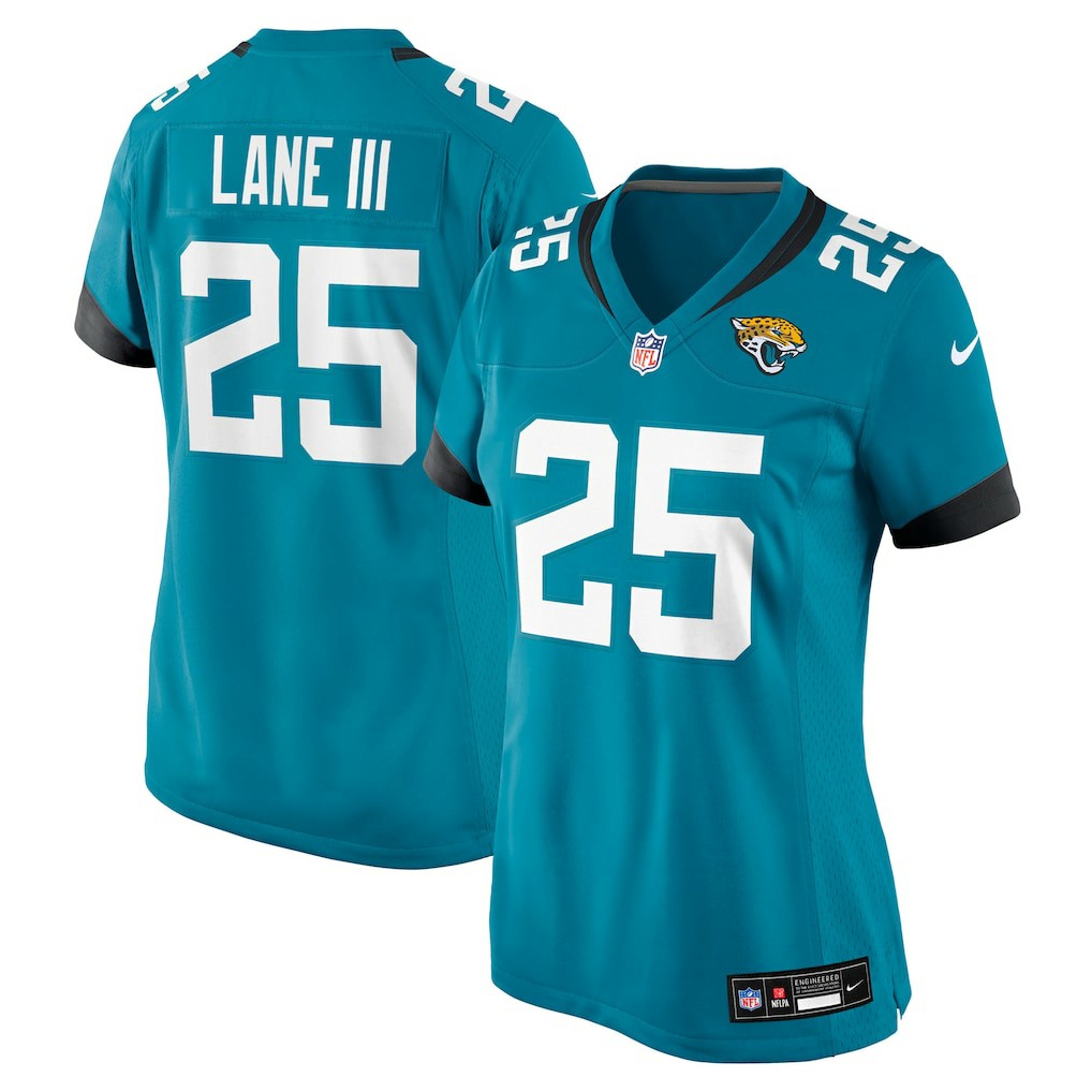 Rayuan Lane III Jacksonville Jaguars Women's Team Game Jersey Teal | Nike for Sale