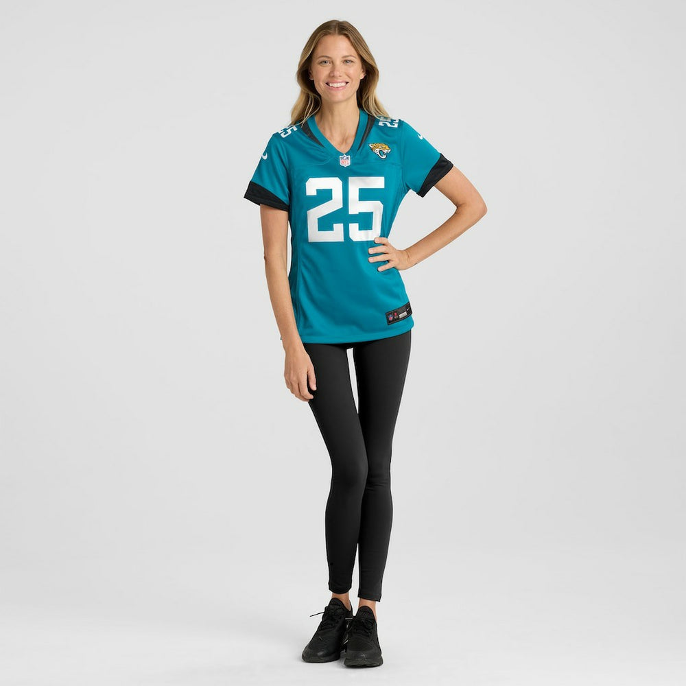 Rayuan Lane III Jacksonville Jaguars Women's Team Game Jersey Teal | Nike for Sale