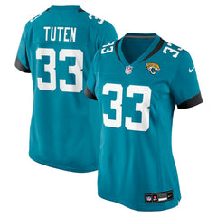 Bhayshul Tuten Jacksonville Jaguars Women's Team Game Jersey Teal | Nike for Sale