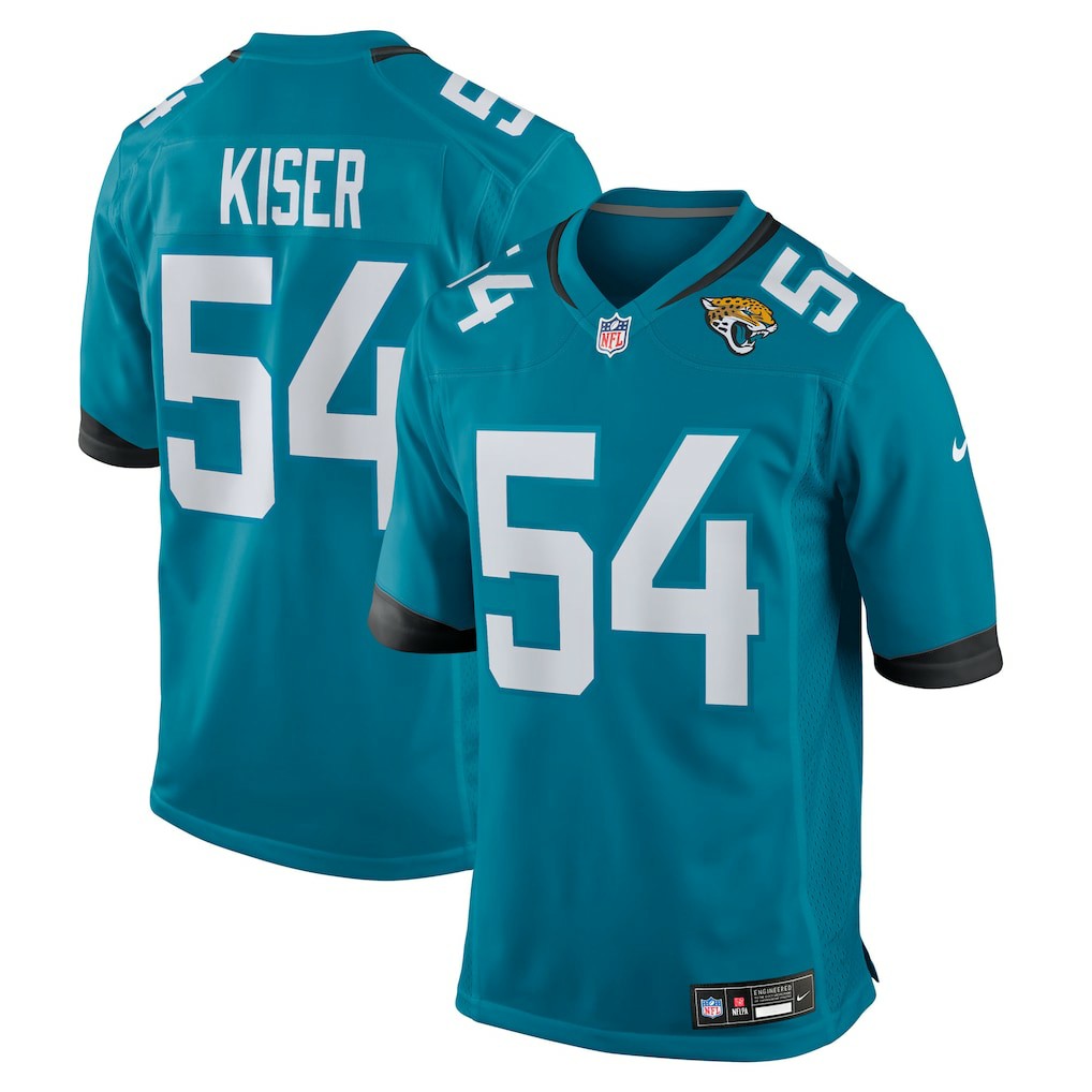 Jack Kiser Jacksonville Jaguars Team Game Jersey Teal | Nike for Sale