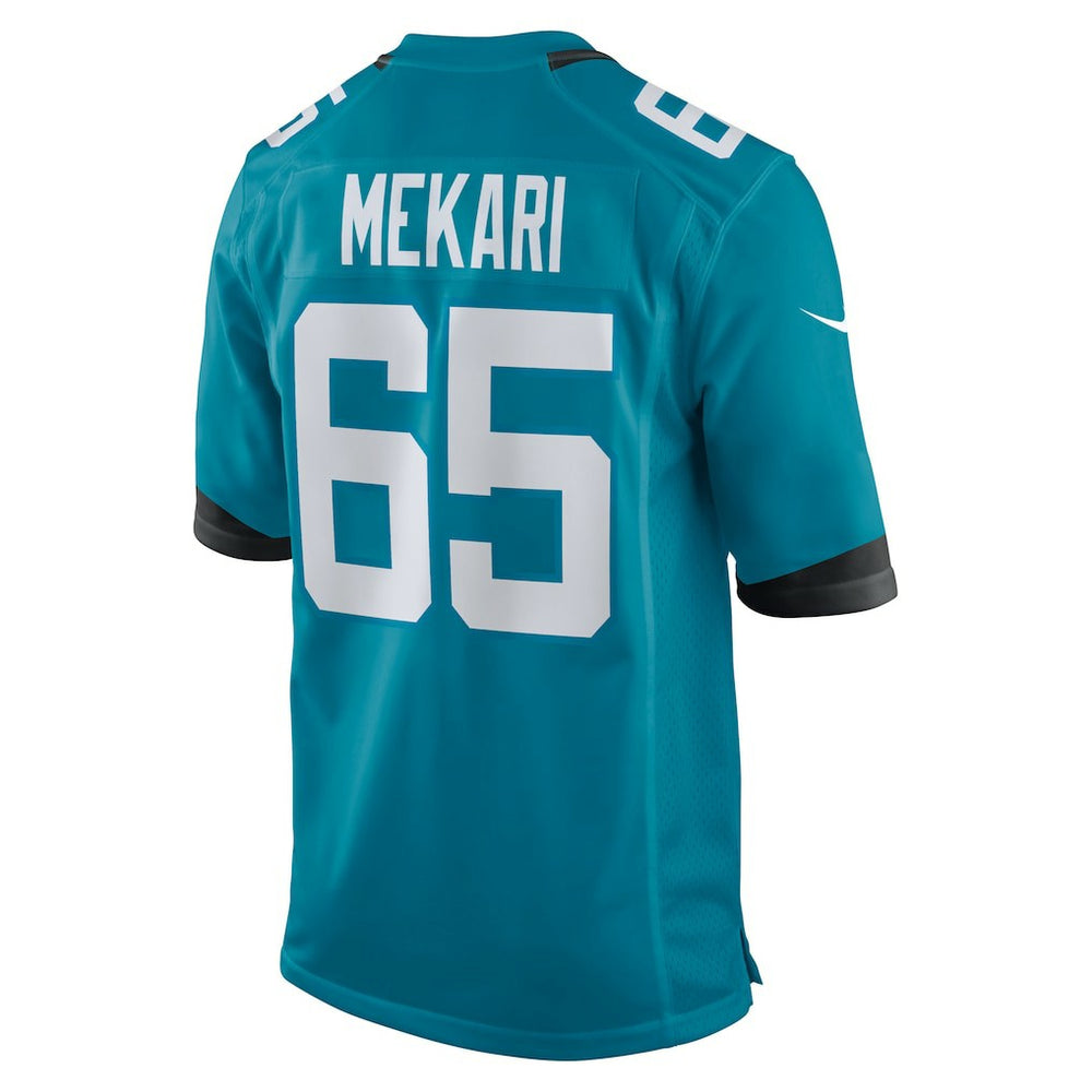 Patrick Mekari Jacksonville Jaguars Team Game Jersey Teal | Nike for Sale
