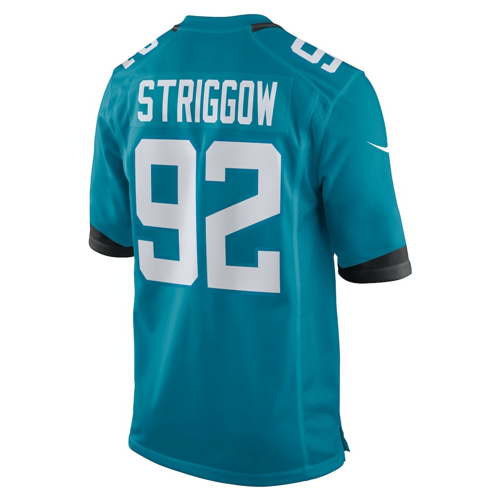 Danny Striggow Jacksonville Jaguars Team Game Jersey Teal | Nike for Sale