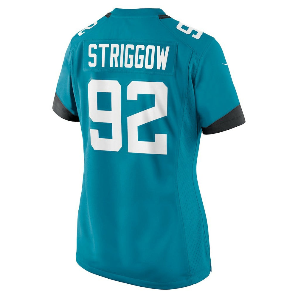 Danny Striggow Jacksonville Jaguars Women's Team Game Jersey Teal | Nike for Sale