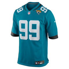 Austin Johnson Jacksonville Jaguars Team Game Jersey Teal | Nike for Sale