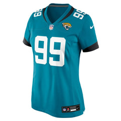 Austin Johnson Jacksonville Jaguars Women's Team Game Jersey Teal | Nike for Sale