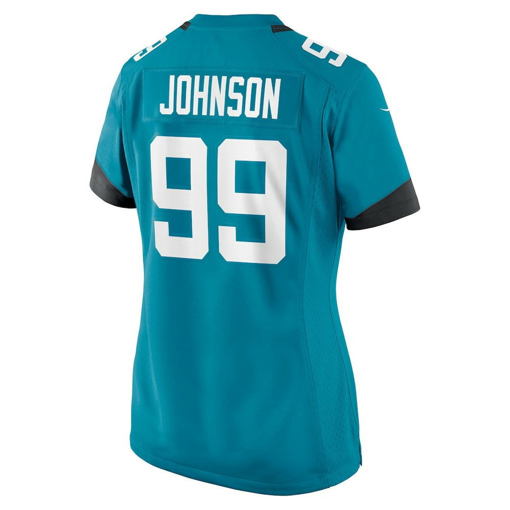 Austin Johnson Jacksonville Jaguars Women's Team Game Jersey Teal | Nike for Sale