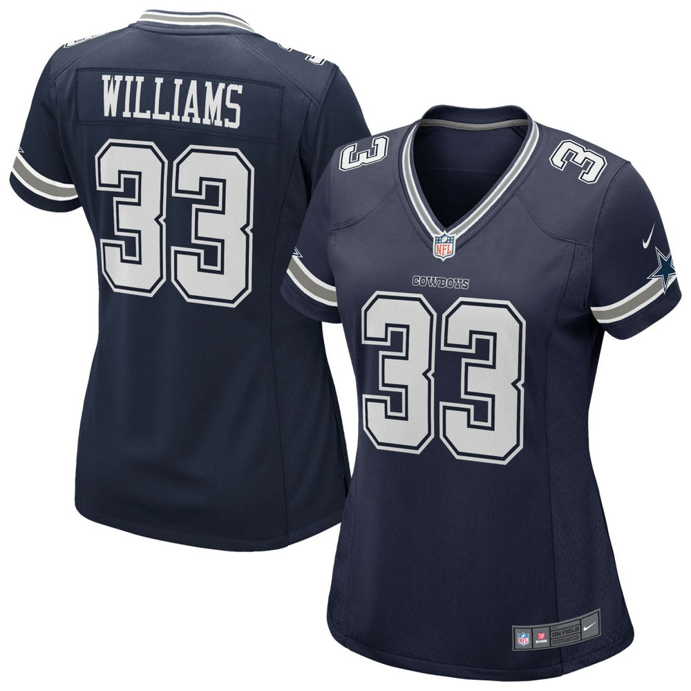 Javonte Williams Dallas Cowboys Women's Team Game Jersey Navy | Nike for Sale