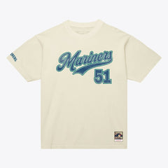 Ichiro Suzuki Seattle Mariners Mitchell & Ness Cooperstown Collection Throwback Name & Number T-Shirt - MLB