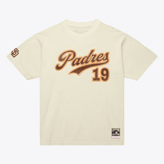 Tony Gwynn San Diego Padres Mitchell & Ness Cooperstown Collection Throwback Name & Number T-Shirt - MLB