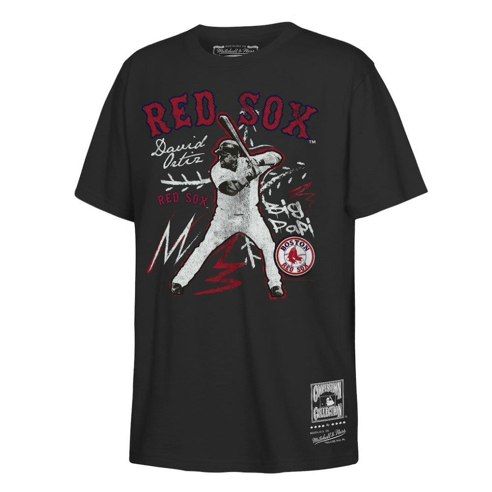 David Ortiz Boston Red Sox Mitchell & Ness Youth Chalked Up Player T-Shirt - MLB