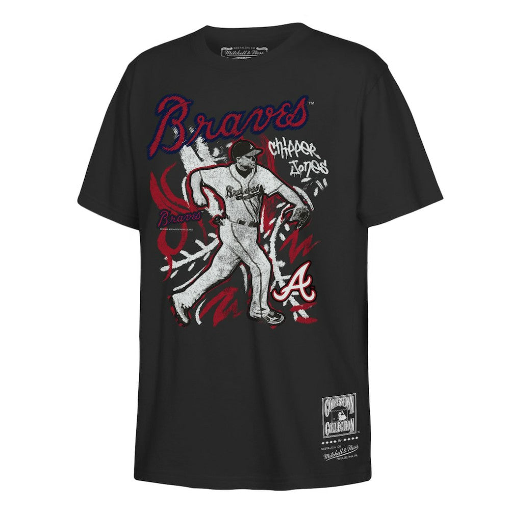 Chipper Jones Atlanta Braves Mitchell & Ness Youth Chalked Up Player T-Shirt - MLB