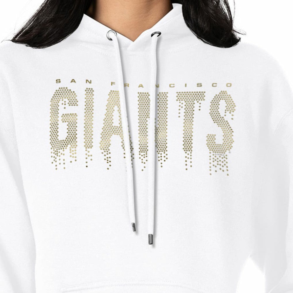 San Francisco Giants G-III 4Her by Carl Banks Women's Metallic Drop Fleece Hoodie - MLB