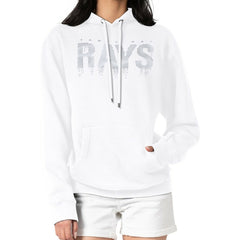 Tampa Bay Rays G-III 4Her by Carl Banks Women's Metallic Drop Fleece Hoodie - MLB