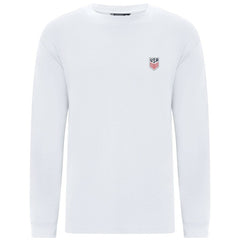 USMNT Levelwear Luxe Signature Long Sleeve T-Shirt White - FIFA World CUP