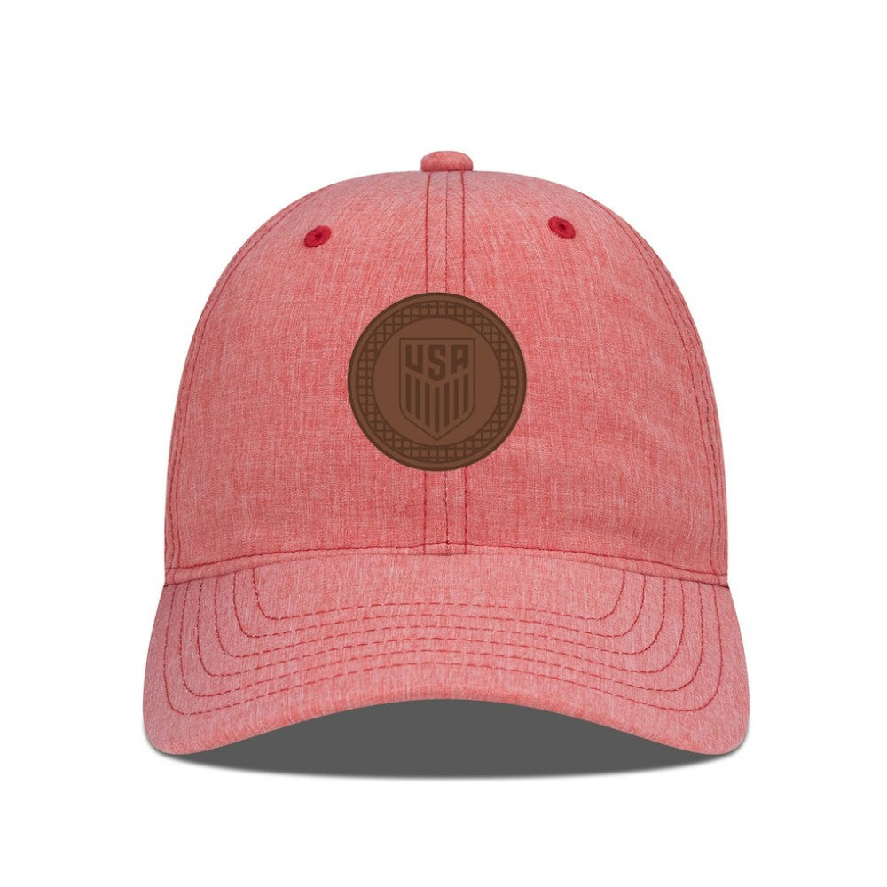 USMNT Levelwear Idol Periscope Adjustable Hat Heather Red - FIFA World CUP