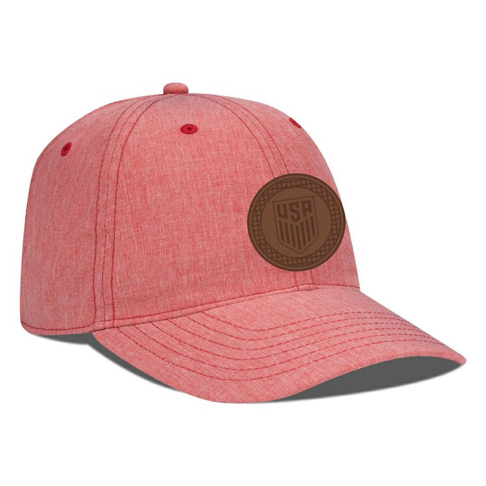 USMNT Levelwear Idol Periscope Adjustable Hat Heather Red - FIFA World CUP