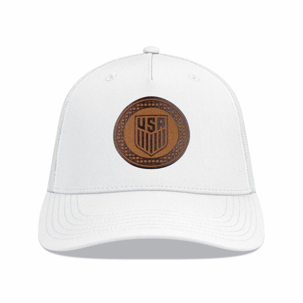 USMNT Levelwear Signal Periscope Adjustable Trucker Hat White - FIFA World CUP