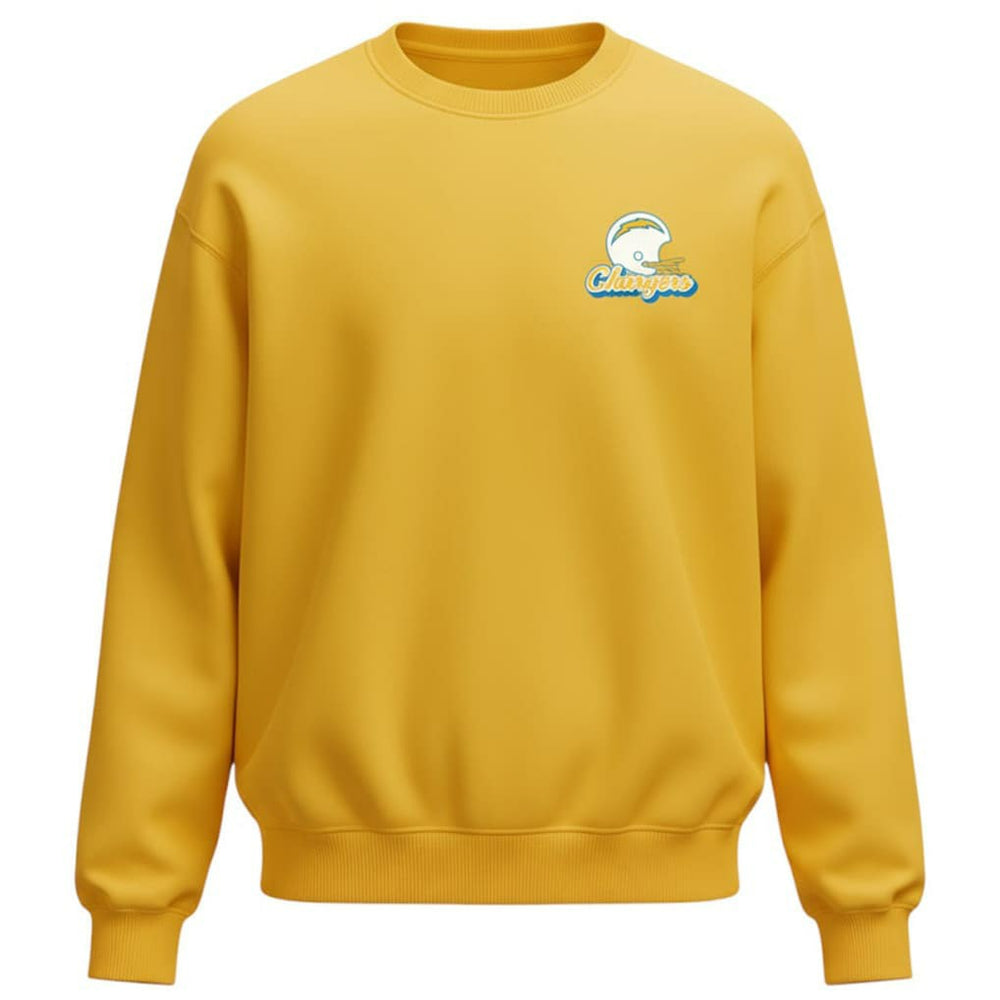 Los Angeles Chargers The Wild Collective Unisex Charger Power Fleece Sweatshirt Gold | NFL