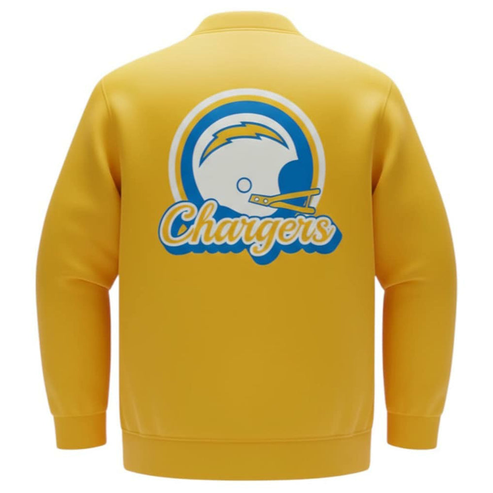 Los Angeles Chargers The Wild Collective Unisex Charger Power Fleece Sweatshirt Gold | NFL