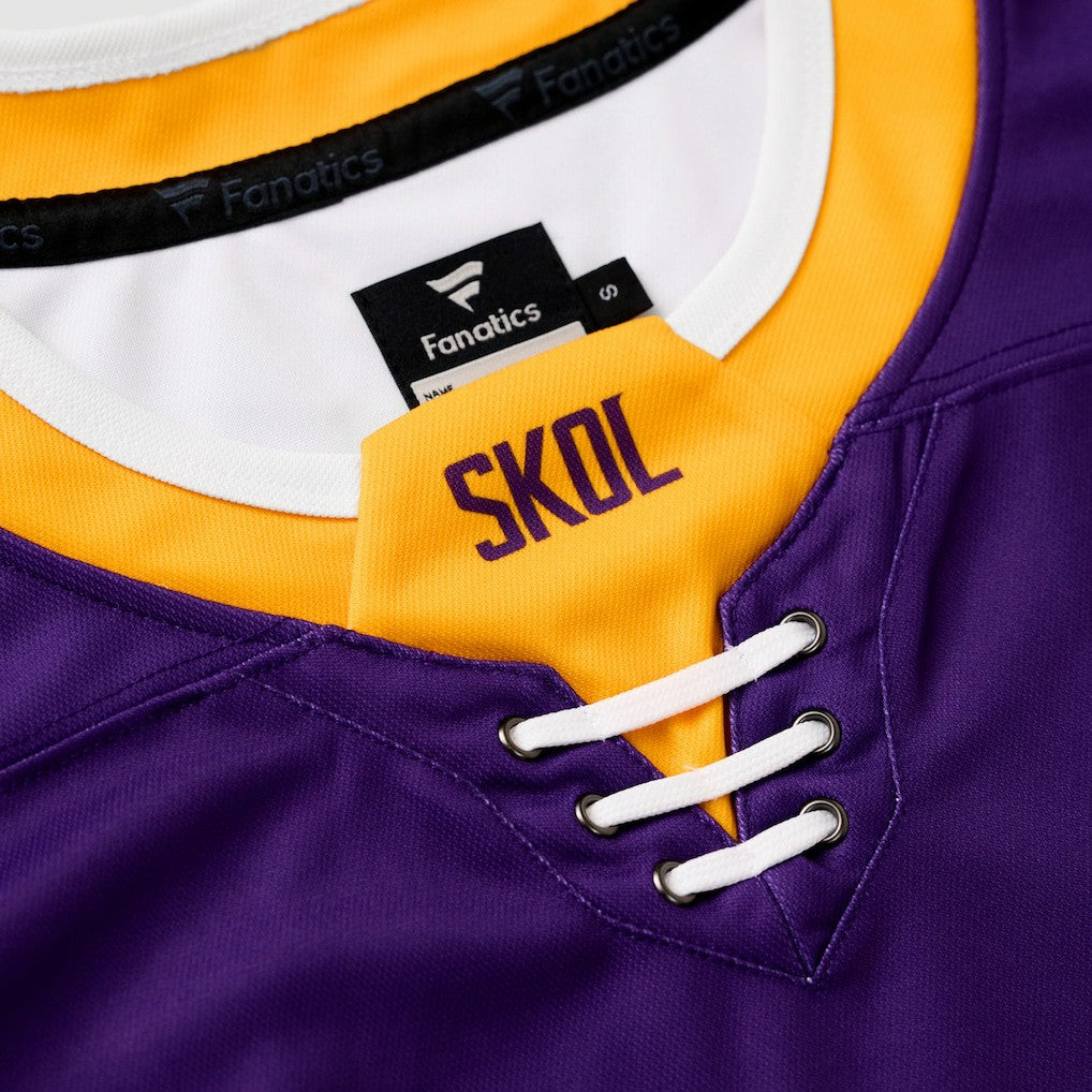 Justin Jefferson Minnesota Vikings Hockey Jersey Purple | Fanatics