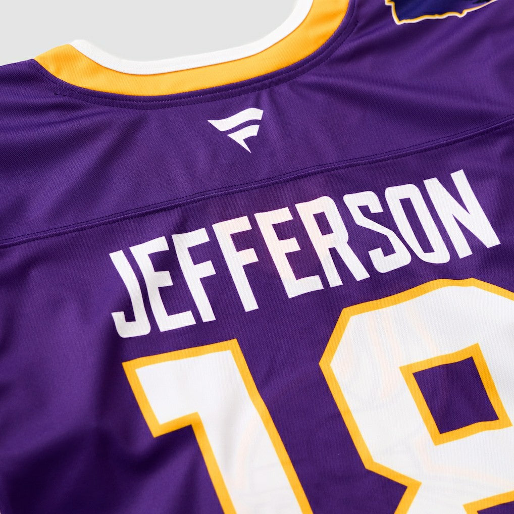 Justin Jefferson Minnesota Vikings Hockey Jersey Purple | Fanatics