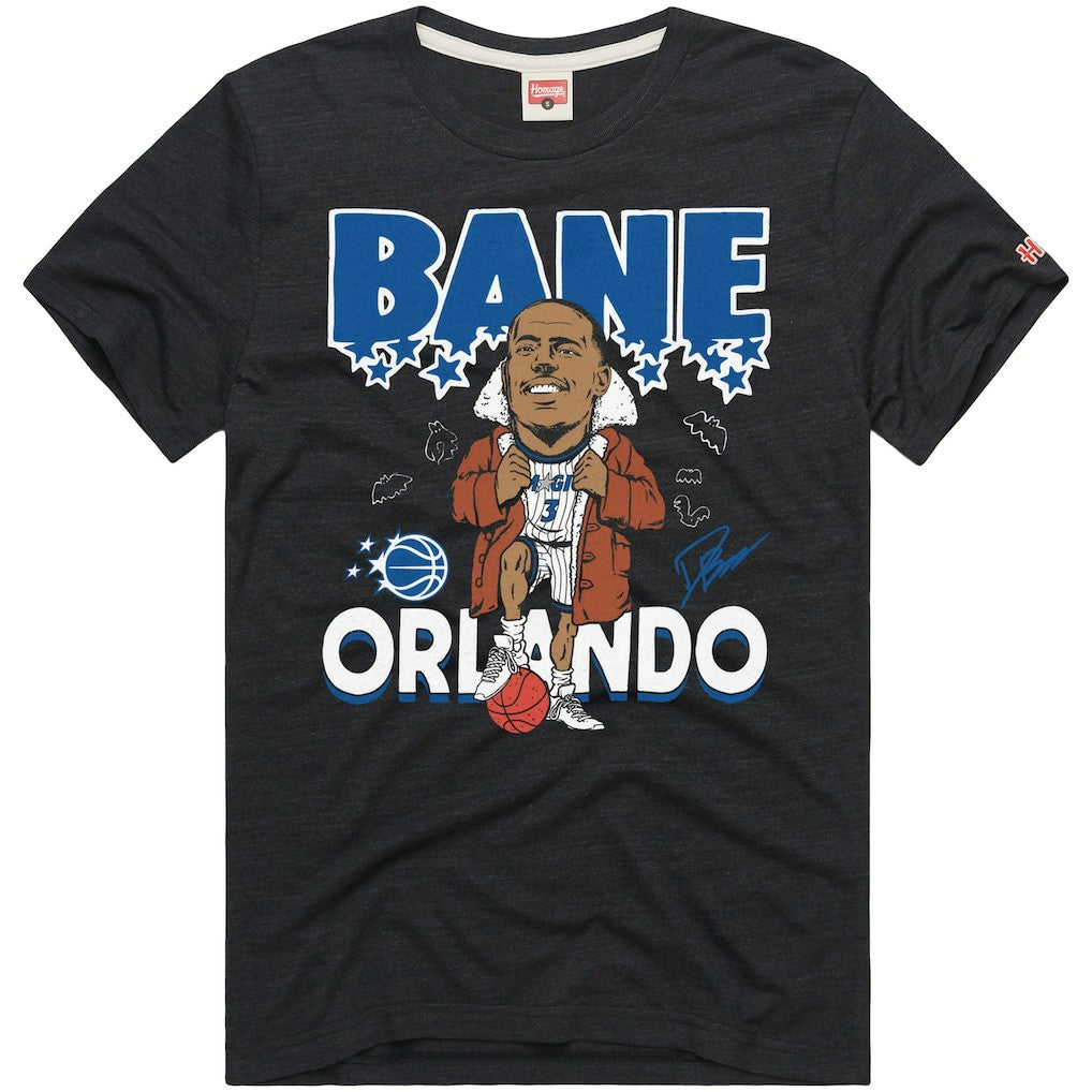 Desmond Bane Orlando Magic Homage Unisex Signature Tri-Blend T-Shirt Charcoal - NBA