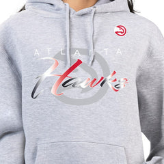 Atlanta Hawks G-III 4Her by Carl Banks Women's Shadow Logo Tri-Blend Fleece Hoodie Gray - NBA