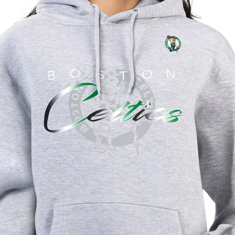 Boston Celtics G-III 4Her by Carl Banks Women's Shadow Logo Tri-Blend Fleece Hoodie Gray - NBA