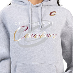 Cleveland Cavaliers G-III 4Her by Carl Banks Women's Shadow Logo Tri-Blend Fleece Hoodie Gray - NBA