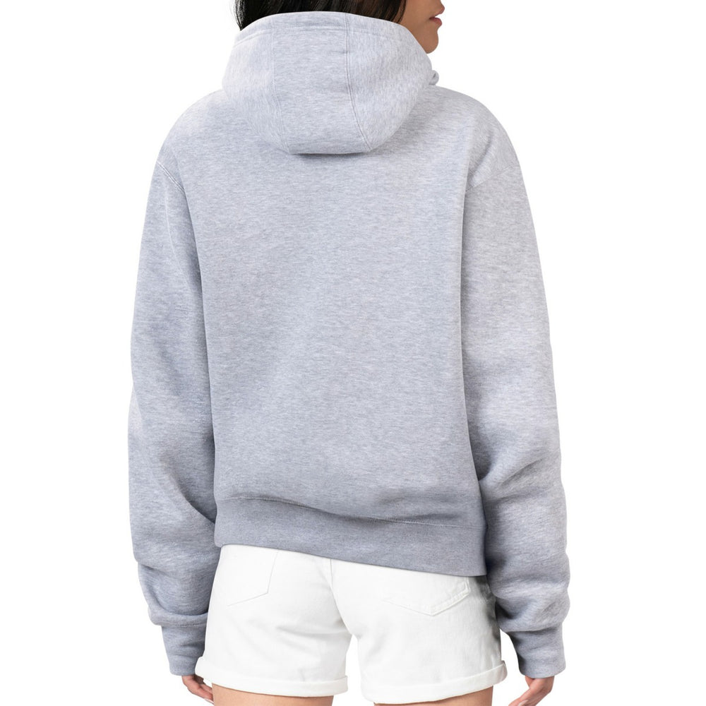 New York Knicks G-III 4Her by Carl Banks Women's Shadow Logo Tri-Blend Fleece Hoodie Gray - NBA