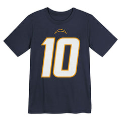 Justin Herbert Los Angeles Chargers Youth Name & Number T-Shirt Navy | Nike for Sale