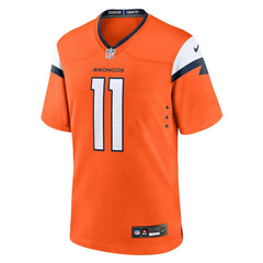 Troy Franklin Denver Broncos Team Game Jersey Orange | Nike for Sale