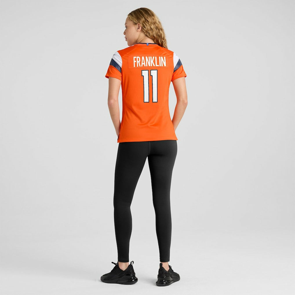 Troy Franklin Denver Broncos Women's Team Game Jersey Orange | Nike for Sale