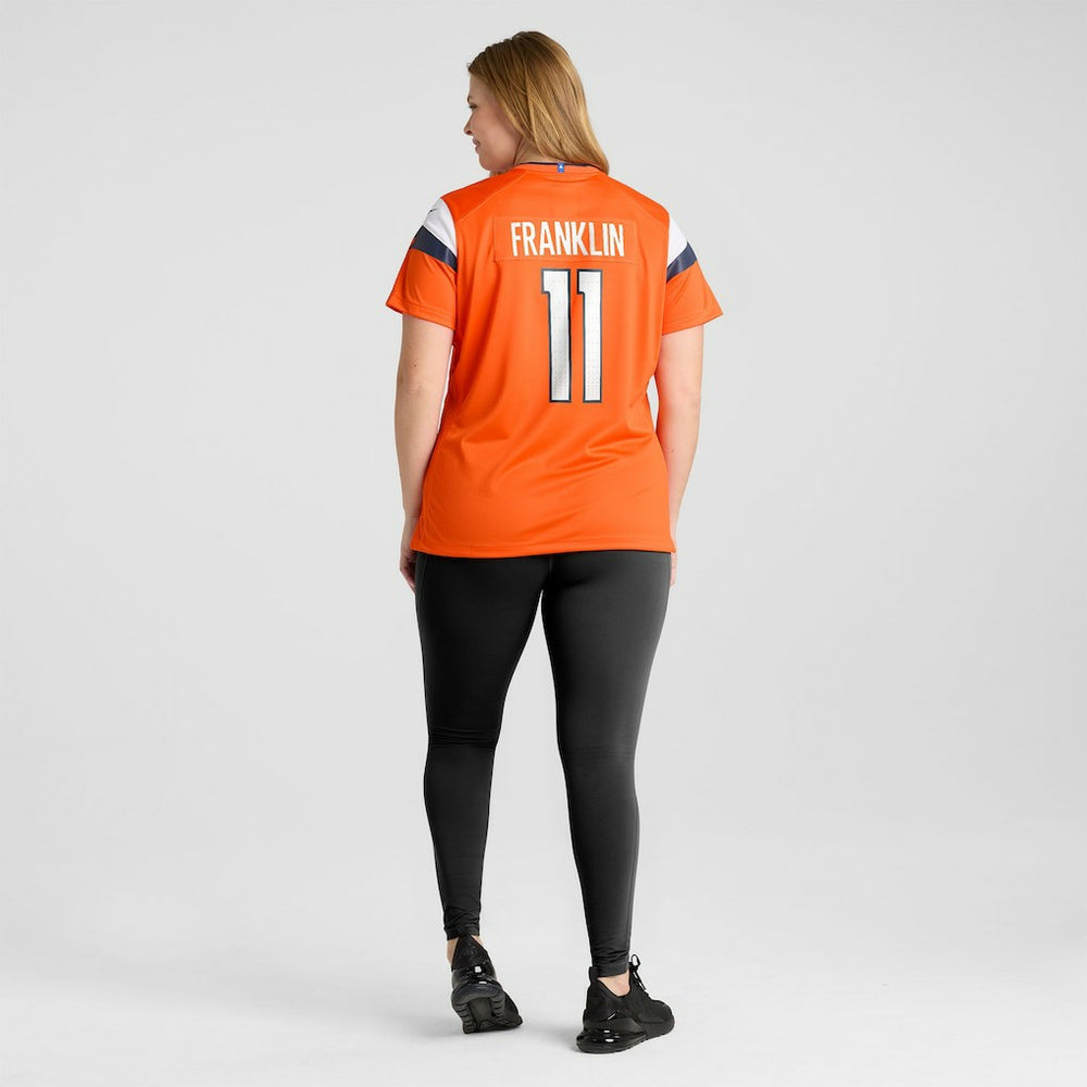 Troy Franklin Denver Broncos Women's Team Game Jersey Orange | Nike for Sale