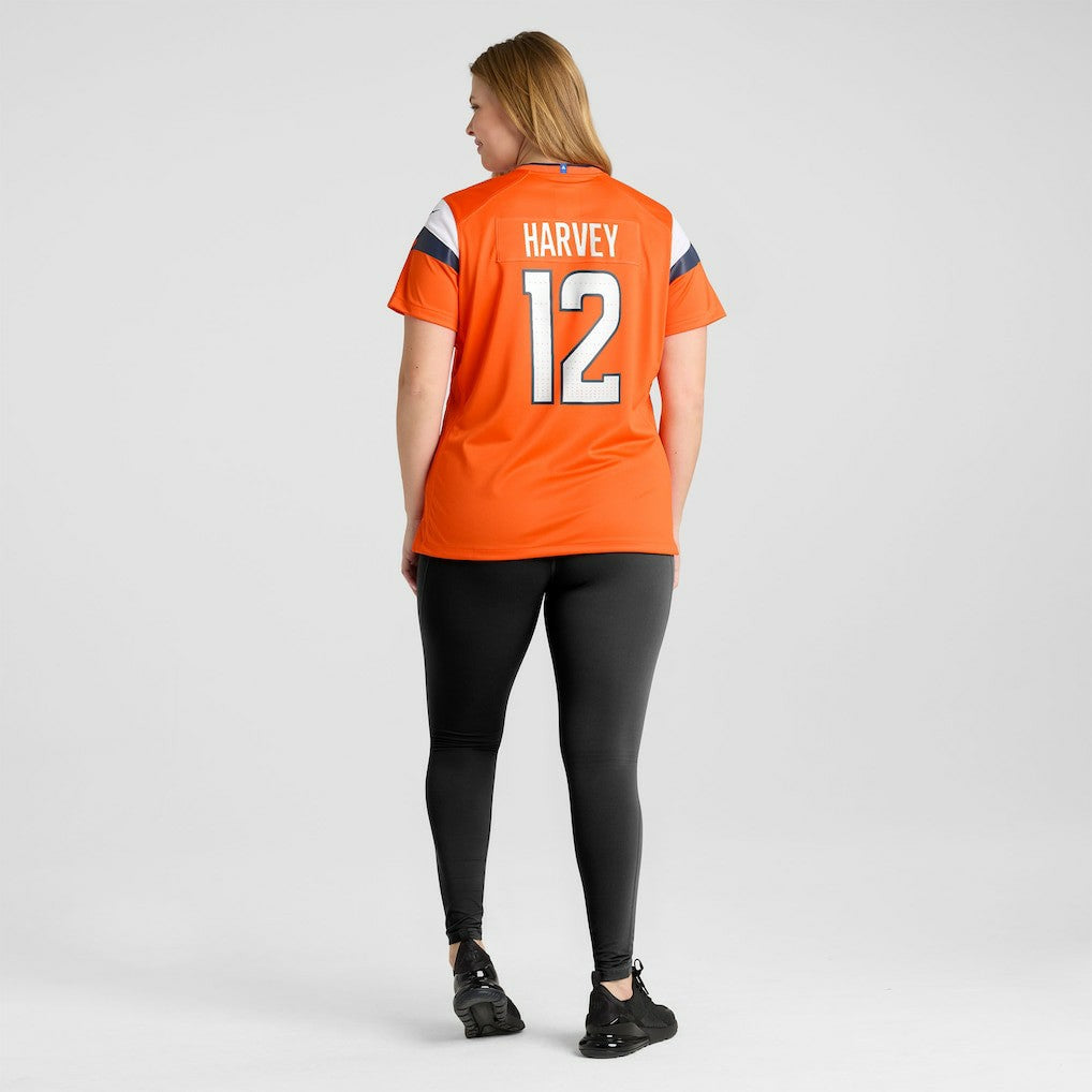 RJ Harvey Denver Broncos Women's Team Game Jersey Orange | Nike for Sale