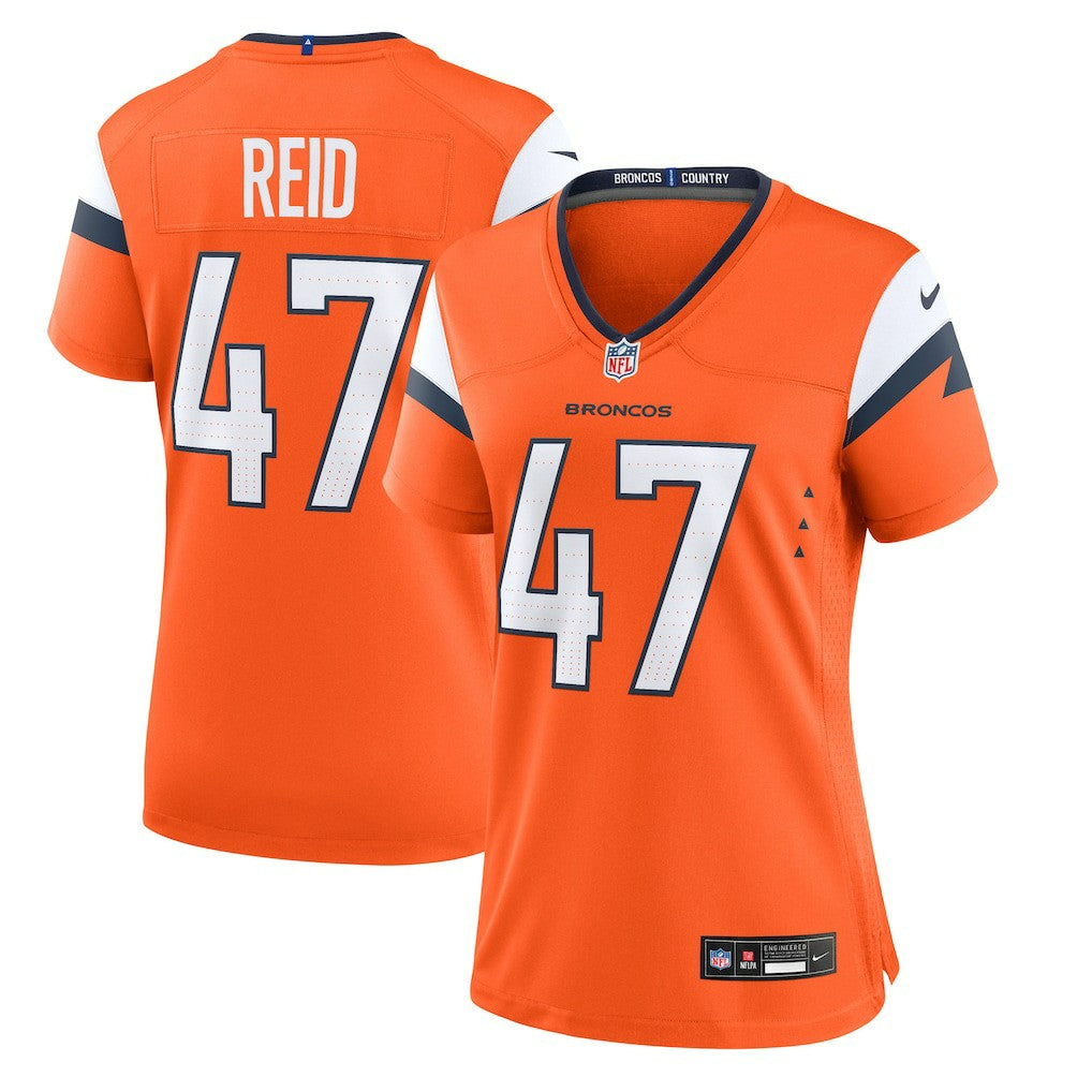 Karene Reid Denver Broncos Women's Team Game Jersey Orange | Nike for Sale