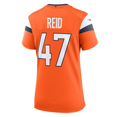 Karene Reid Denver Broncos Women's Team Game Jersey Orange | Nike for Sale