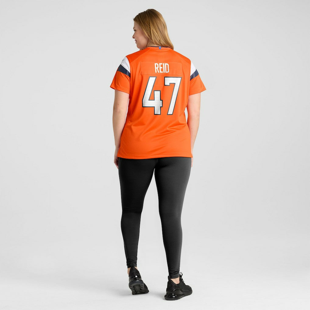Karene Reid Denver Broncos Women's Team Game Jersey Orange | Nike for Sale