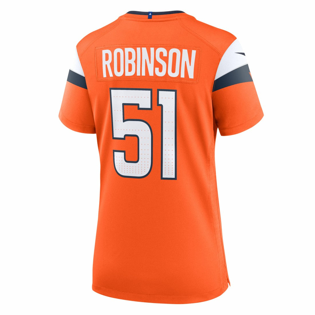 Que Robinson Denver Broncos Women's Team Game Jersey Orange | Nike for Sale