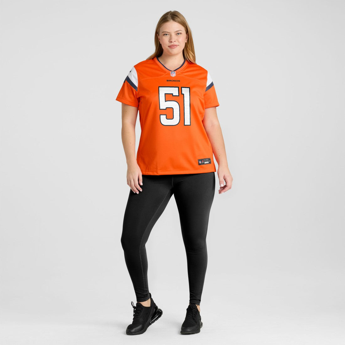 Que Robinson Denver Broncos Women's Team Game Jersey Orange | Nike for Sale