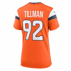 Dondrea Tillman Denver Broncos Women's Team Game Jersey Orange | Nike for Sale