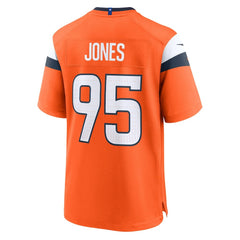 Sai'vion Jones Denver Broncos Team Game Jersey Orange | Nike for Sale